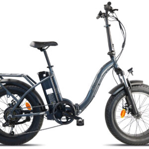 20" Terrain Folding E-Bike, Grey