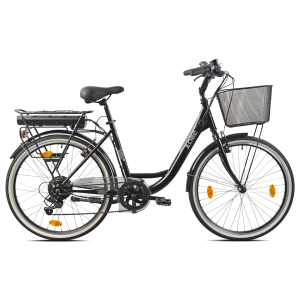City E-Bike 26" Shopper Schwarz